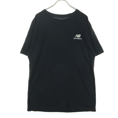 美品 NEW BALANCE ニューバランス ワンポイントロゴ 半袖 Tシャツ 1 ブラック
