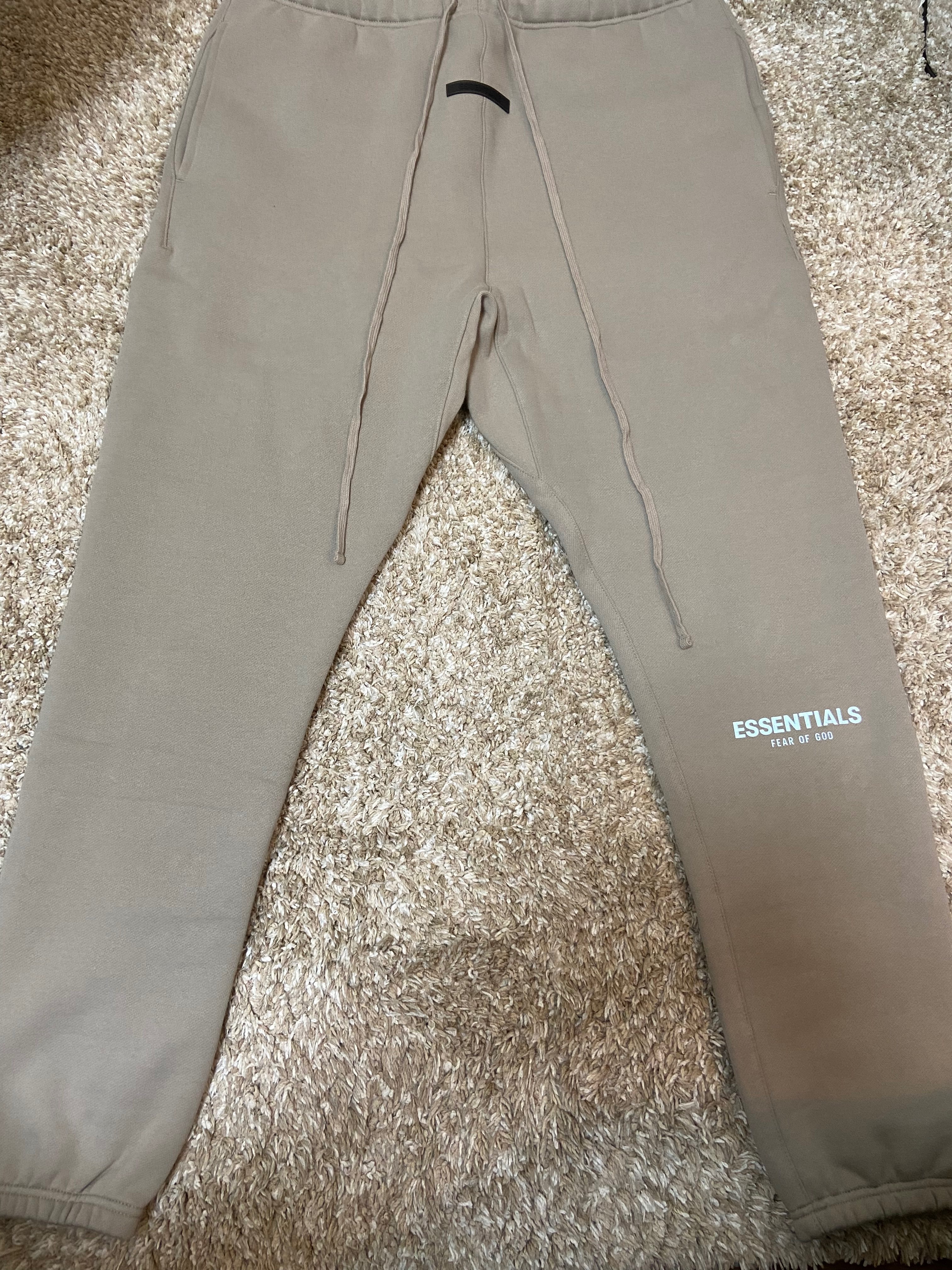 FEAR OF GOD ESSENTIALS Sweatpants (SS20) "Tan/String"