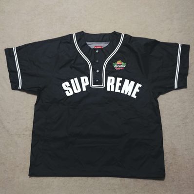 Supreme Snap-Off Sleeve L/S Baseball Top "Black"