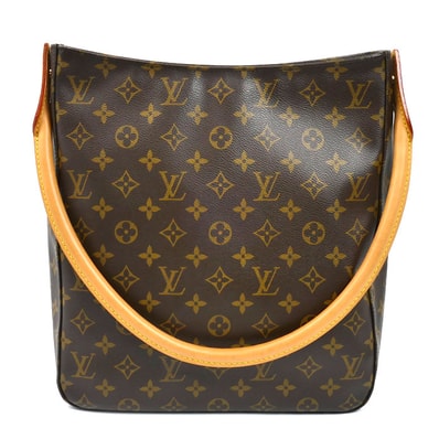 LOUIS VUITTON ルイ・ヴィトン ルーピングGM ショルダーバッグ モノグラム M51145 DU0025 レディース【中古】