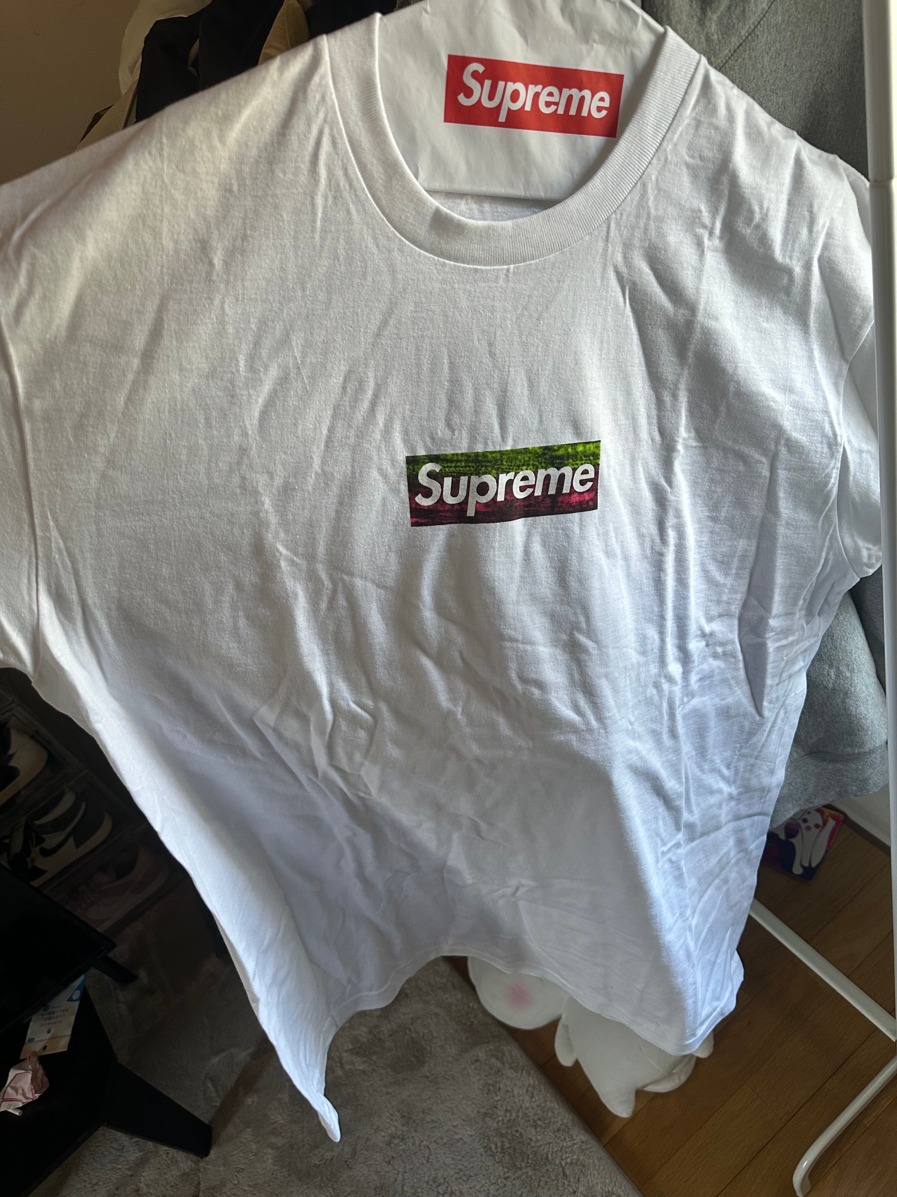 Supreme Los Angeles Fire Relief Box Logo Tee "White"