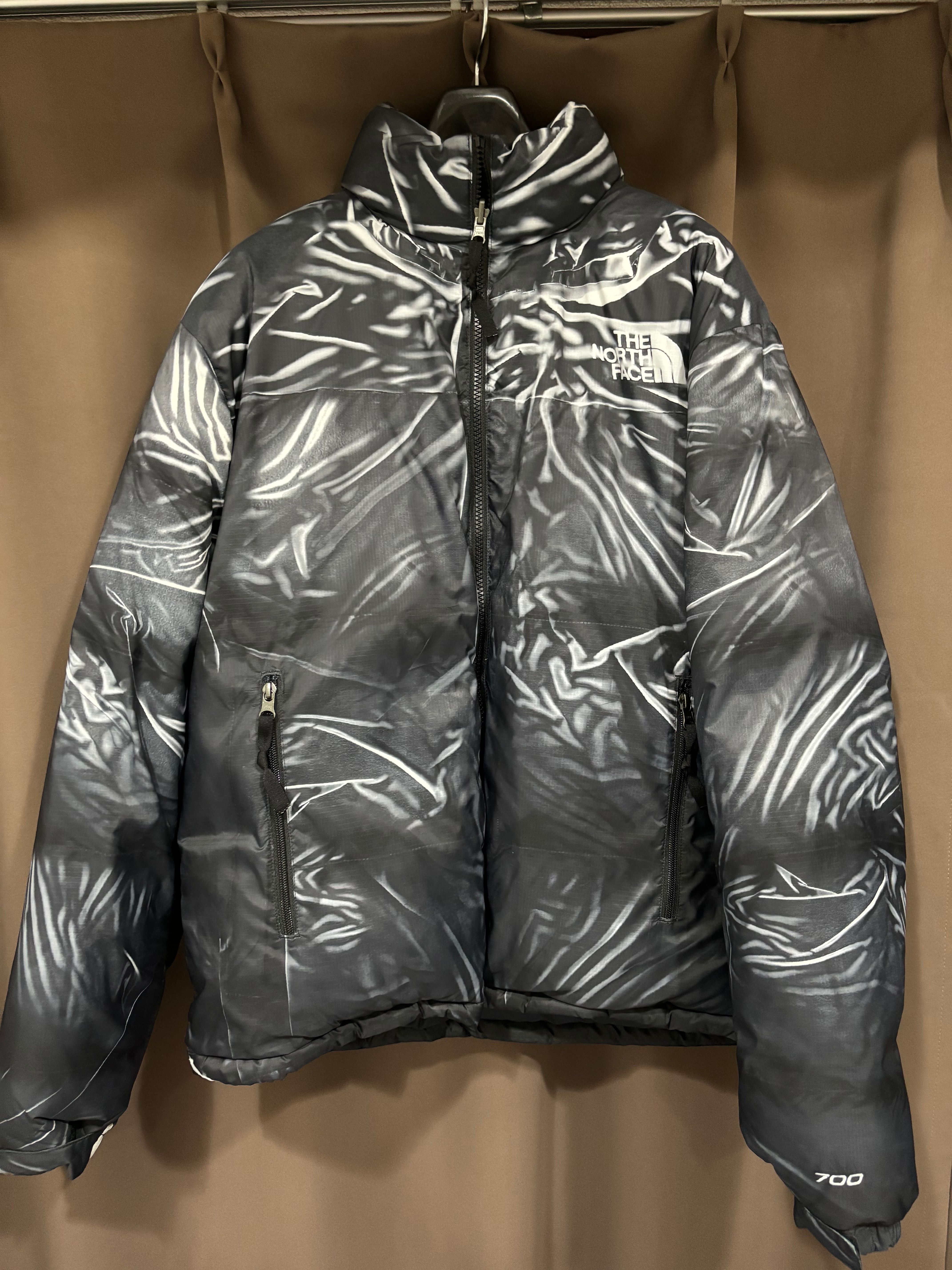 Supreme x The North Face Trompe Loeil Printed Nuptse Jacket "Black"