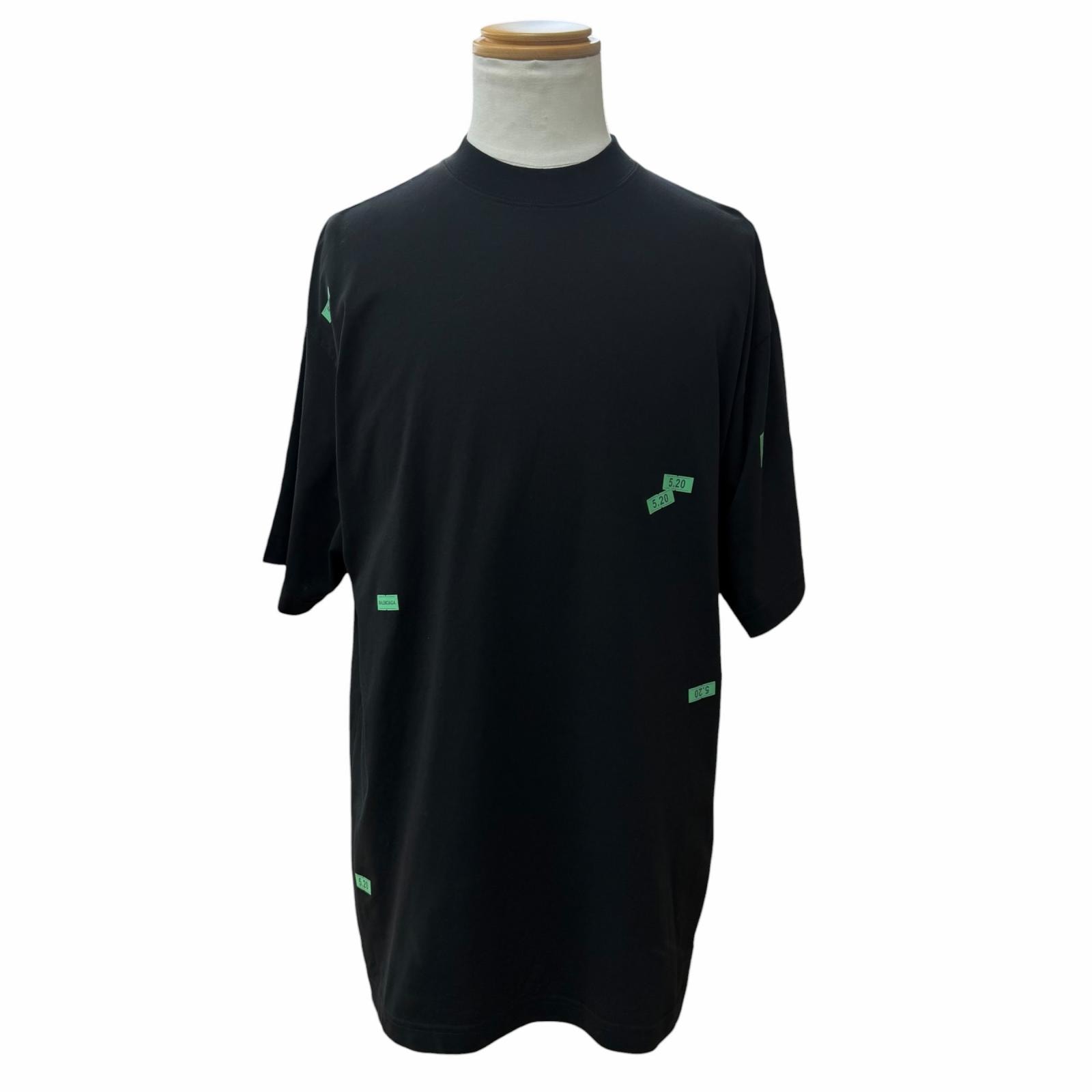 極美品 バレンシアガ 半袖Tシャツ 520 Stickers XS 764235