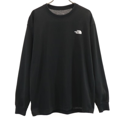 THE NORTH FACE ノースフェイス バックロゴ 長袖 Tシャツ M ブラック NT32343 アウトドア ロンT