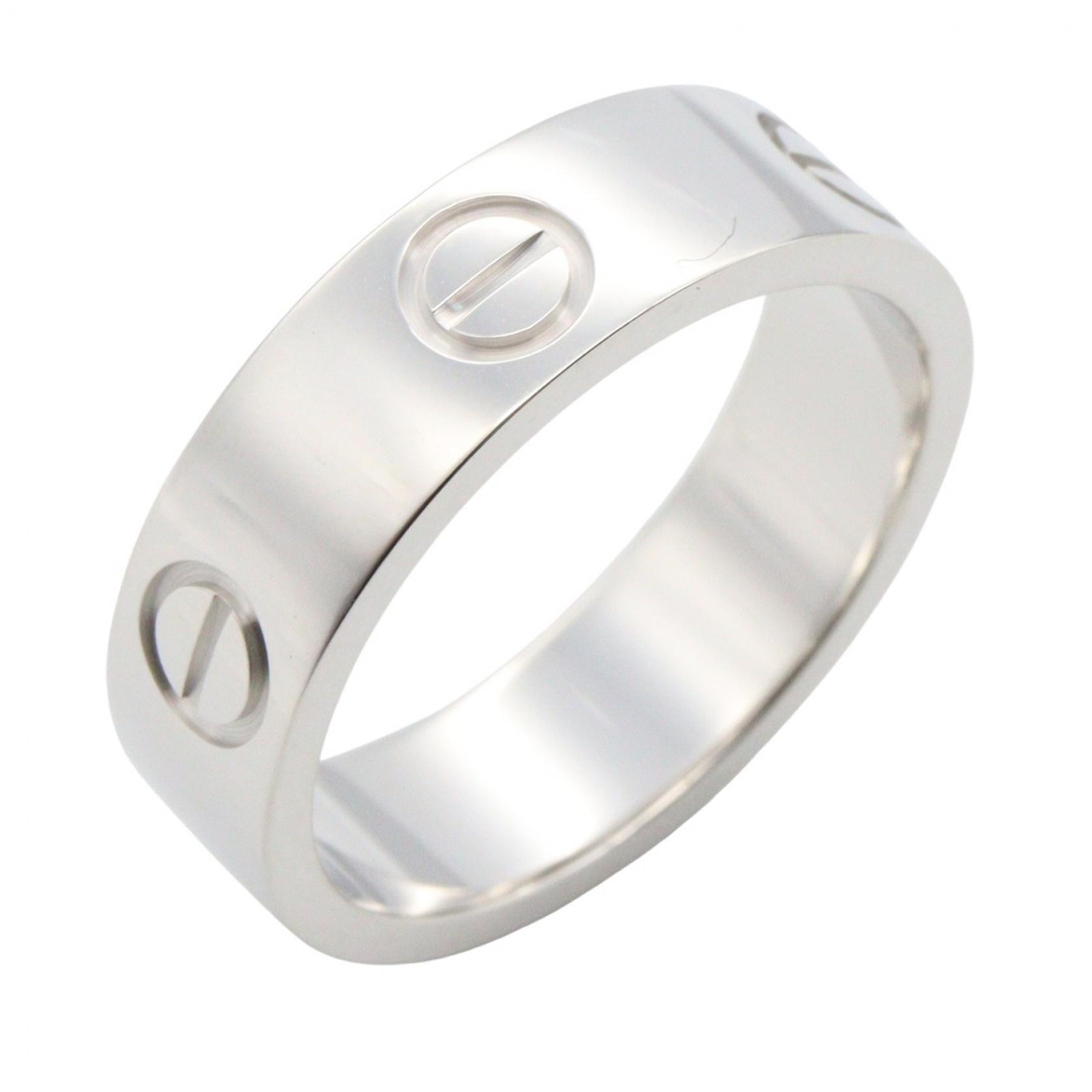 カルティエ CARTIER ラブリング リング・指輪 ジュエリー K18WG(ホワイトゴールド) レディース シルバー系 B4084700 【中古】