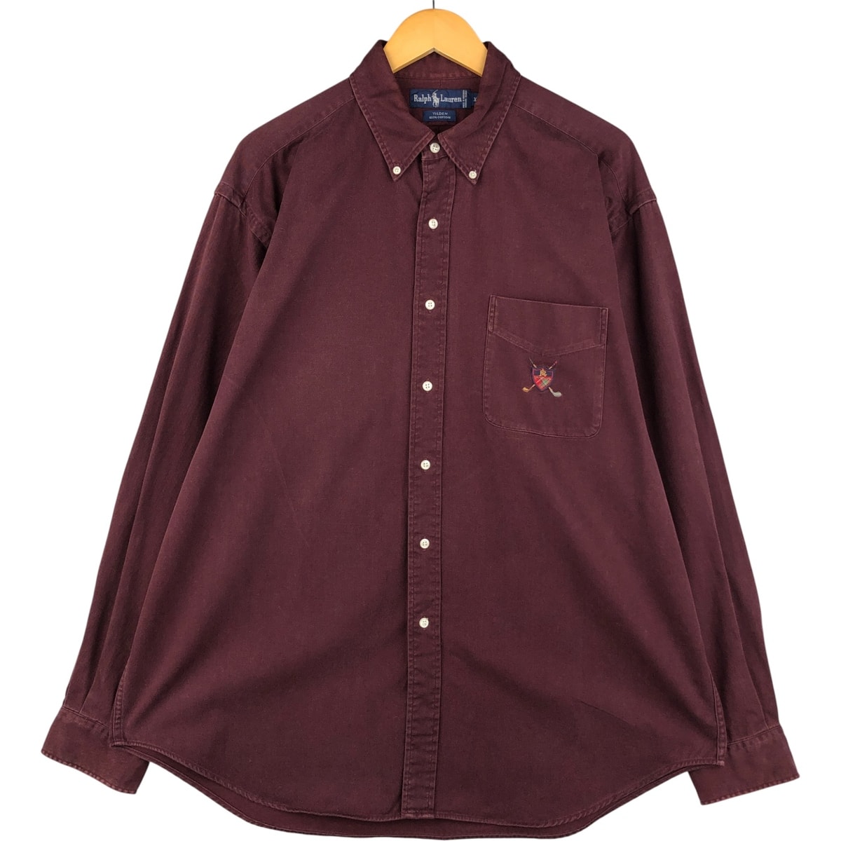 古着 ラルフローレン Ralph Lauren TILDEN 長袖 ボタンダウンシャツ メンズXL相当/eaa592761