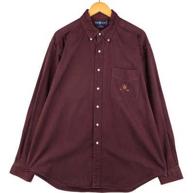 古着 ラルフローレン Ralph Lauren TILDEN 長袖 ボタンダウンシャツ メンズXL相当/eaa592761
