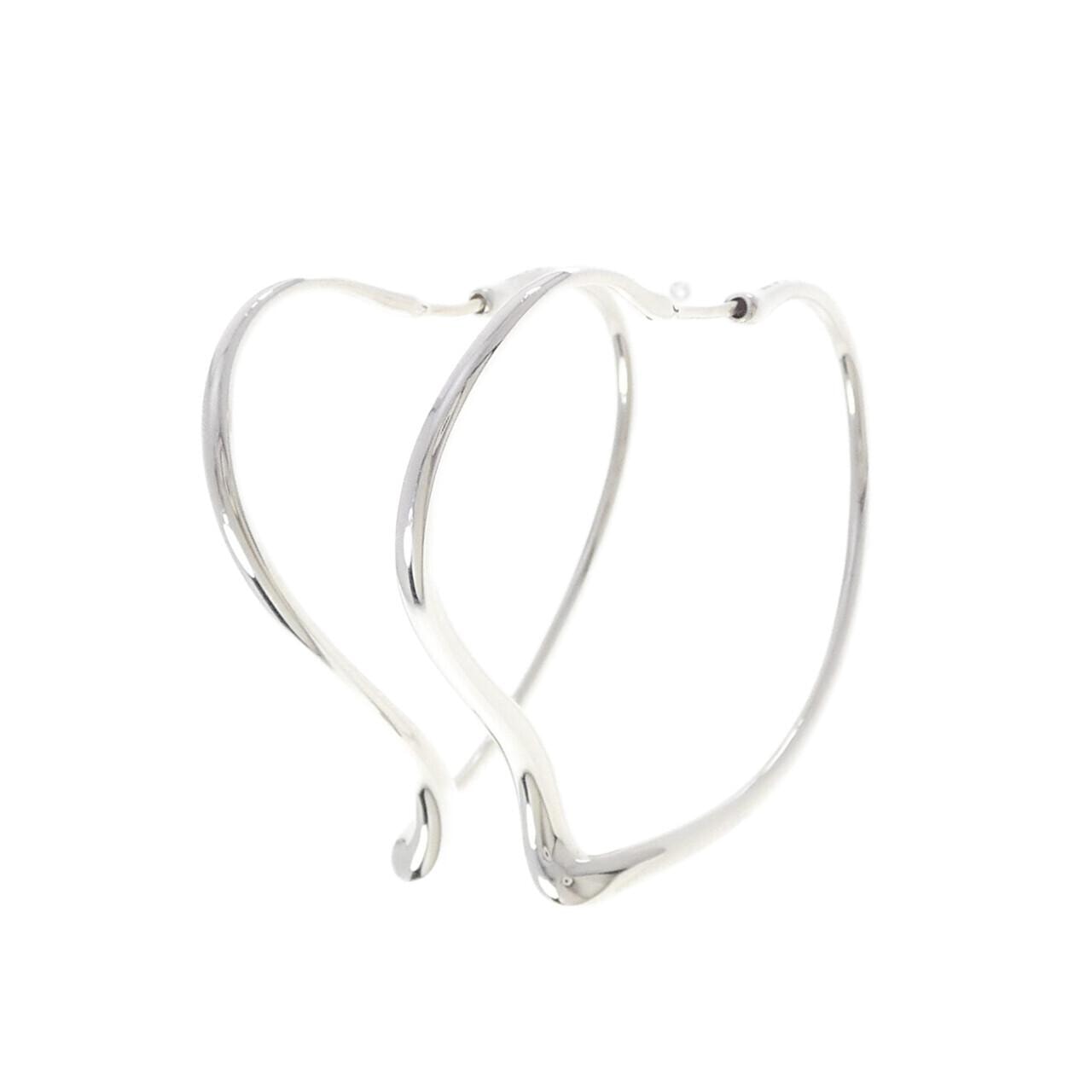 ティファニー オープン ハート フープ ピアス