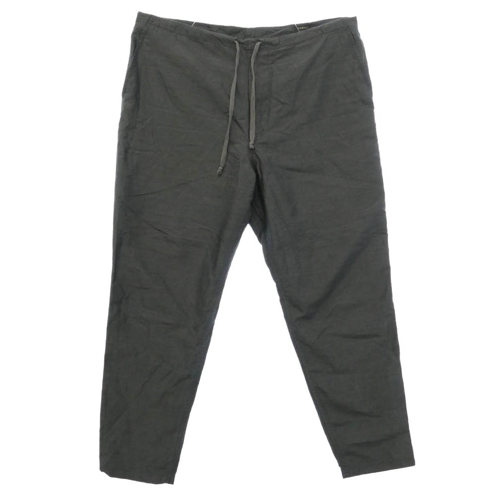 COMOLI コモリ 21SS T01-03021 杢シルク テーパードパンツ グレー系 1【中古】