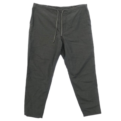 COMOLI コモリ 21SS T01-03021 杢シルク テーパードパンツ グレー系 1【中古】
