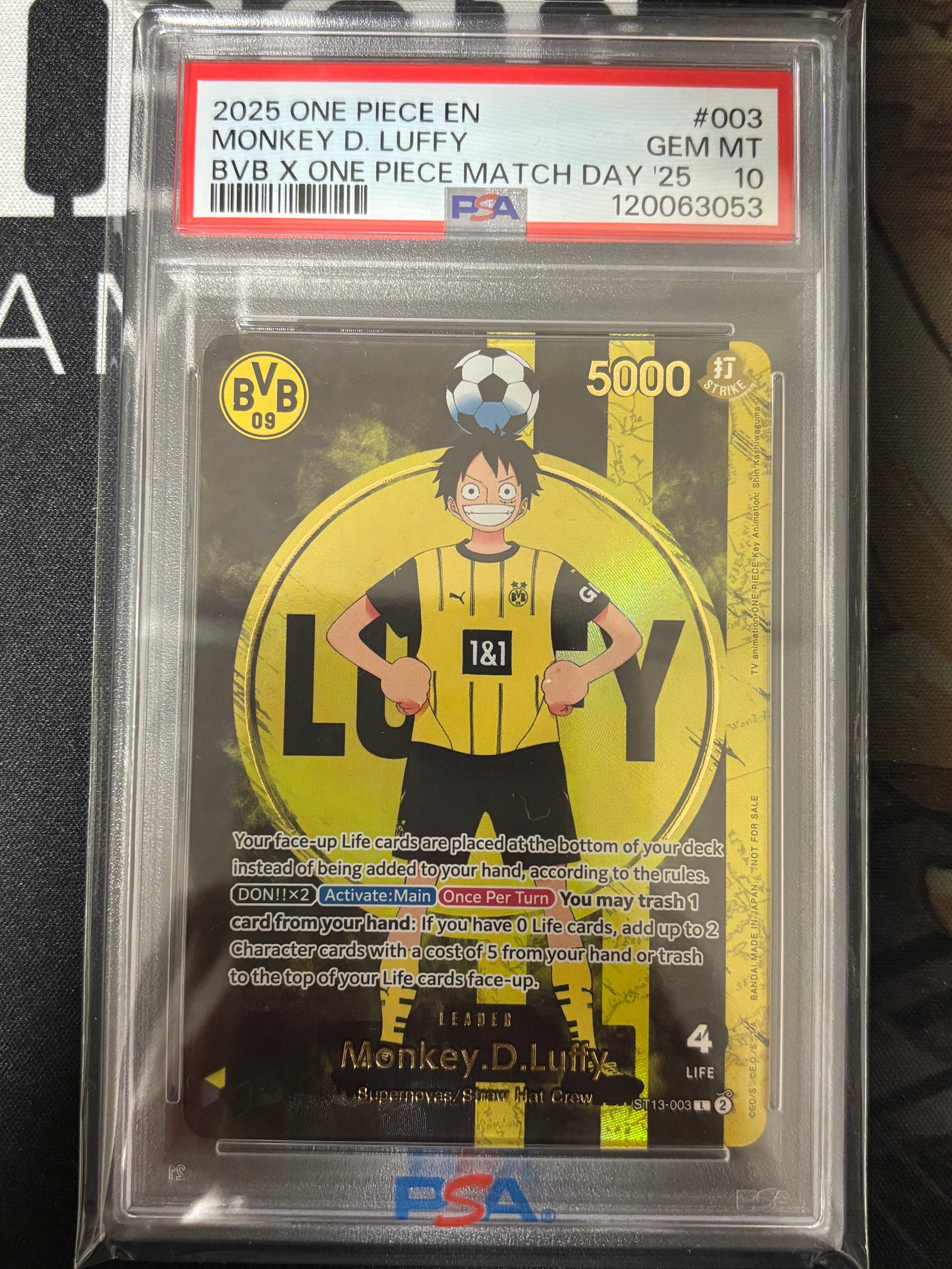 モンキー・D・ルフィ L [ST13-003]【英語版】(プロモーションカード「ボルシアドルトムント × ONE PIECE マッチデー 2025」)