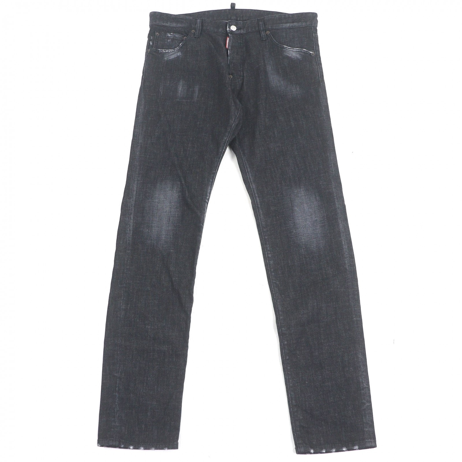 美品 ディースクエアード デニムパンツ ブラック 52 S74LB1227