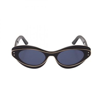 ディオール Dior DiorMeteor サングラス 衣料品 プラスチック レディース ブラック系 【中古】