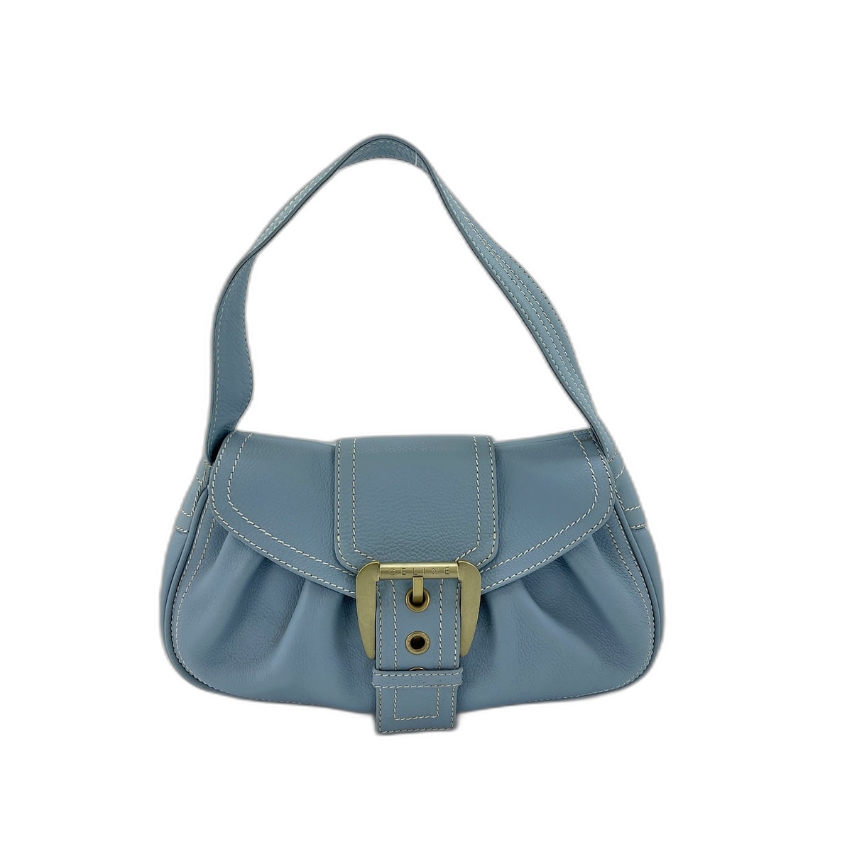 セリーヌ CELINE ショルダーバッグ レザー【中古】