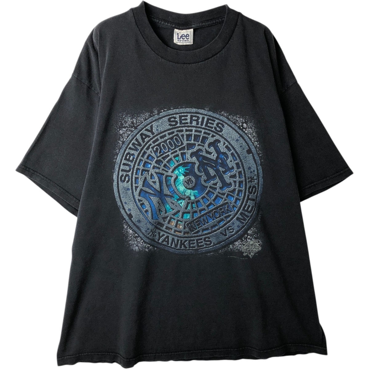 古着 90~00年代 リー Lee SPORT SUBWAY SERIES サブウェイ シリーズ スポーツプリントTシャツ メンズXL相当/eaa629700