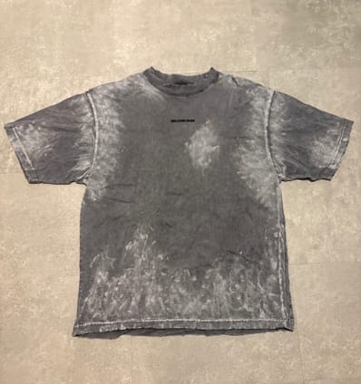 BALENCIAGA Men's Back T-Shirt Medium Fit "Gray"