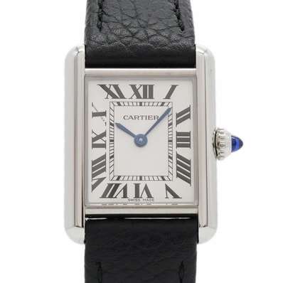 ★最終価格★SALE【6wia0075】カルティエ タンク マスト SM WSTA0110 シルバー文字盤【中古】腕時計 レディース