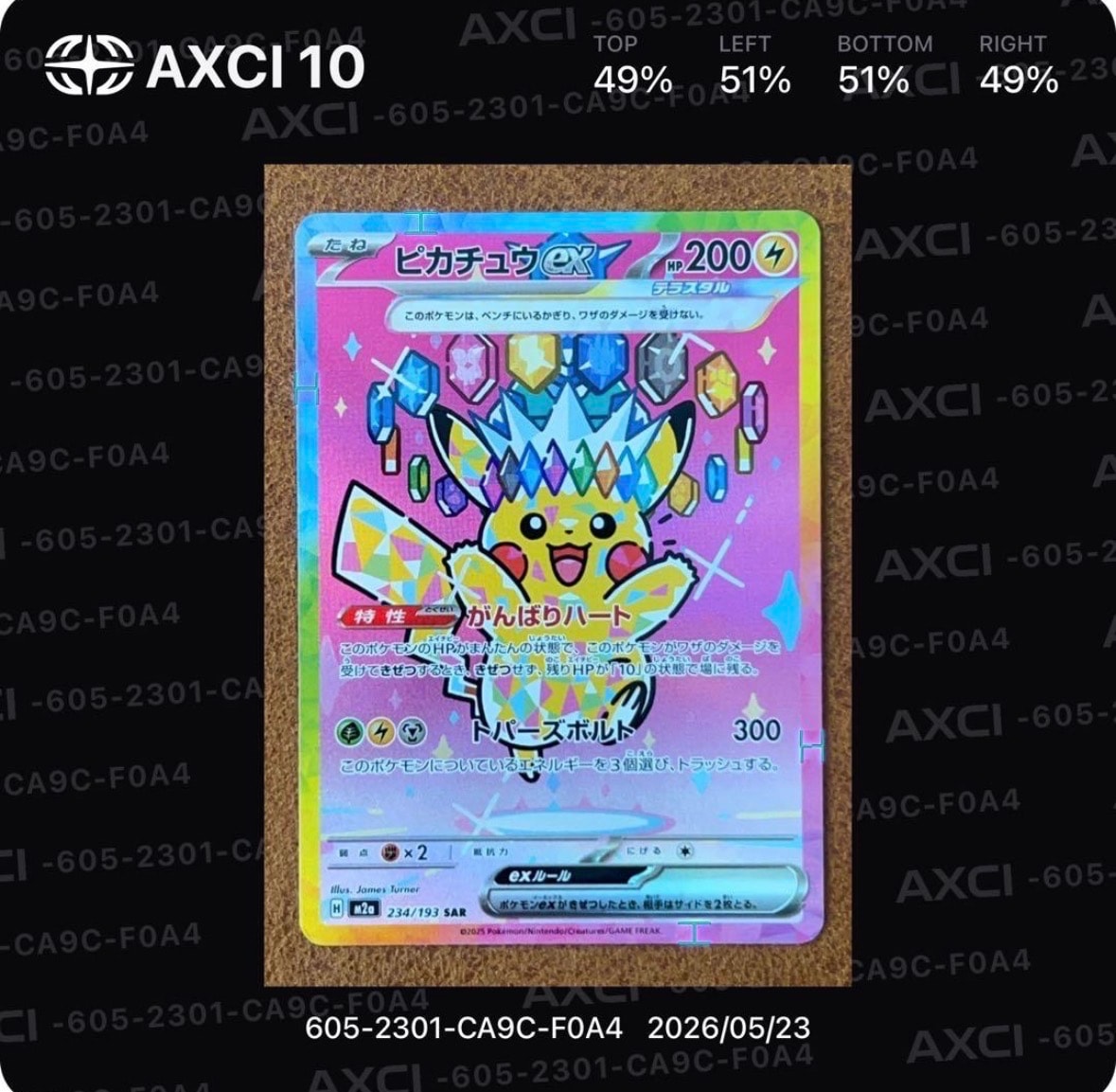 日本代表のピカチュウ: プロモ[XY-P 050/XY-P](プロモーションカード