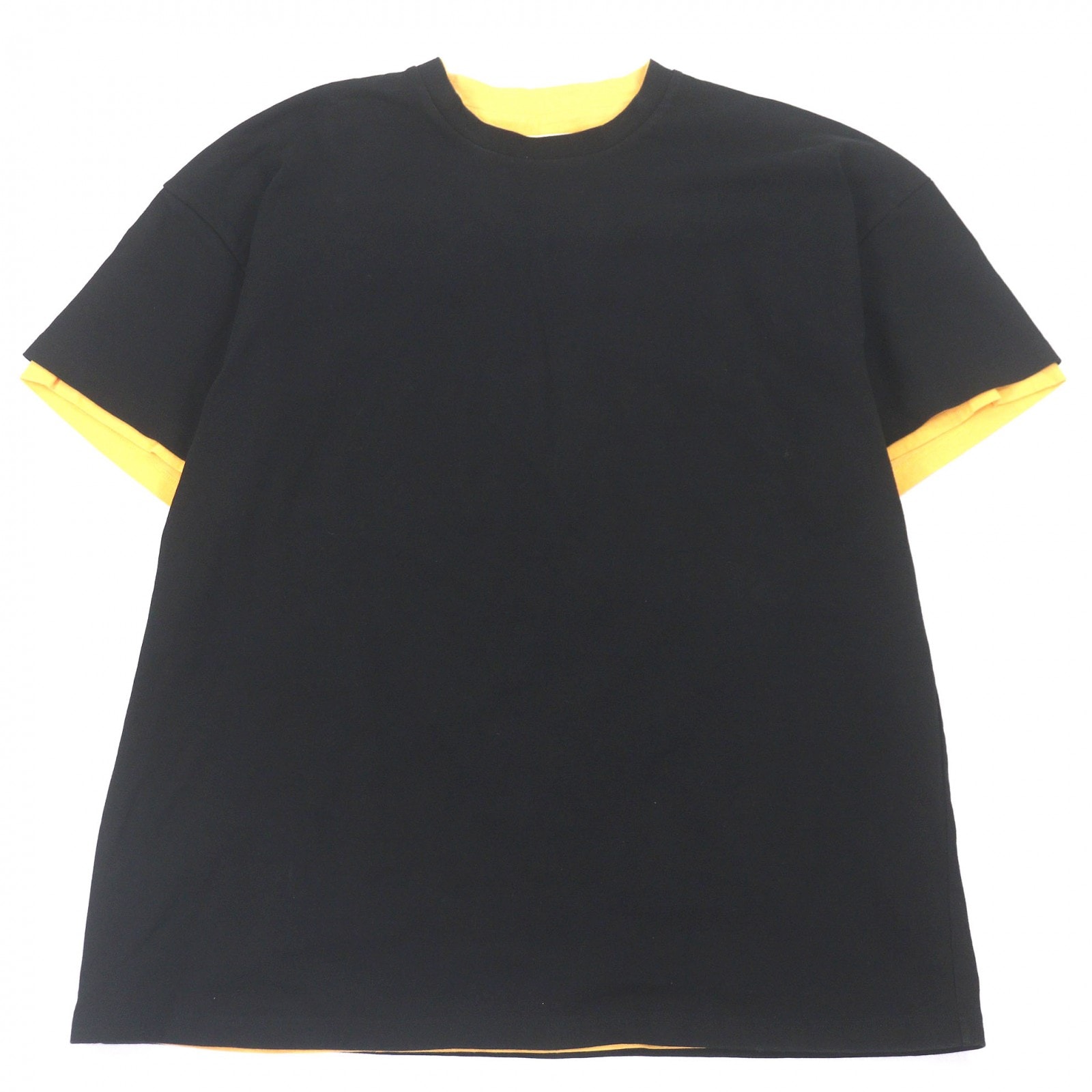 美品 ジルサンダー 半袖Tシャツ ブラック メンズ 46 J61GC0002