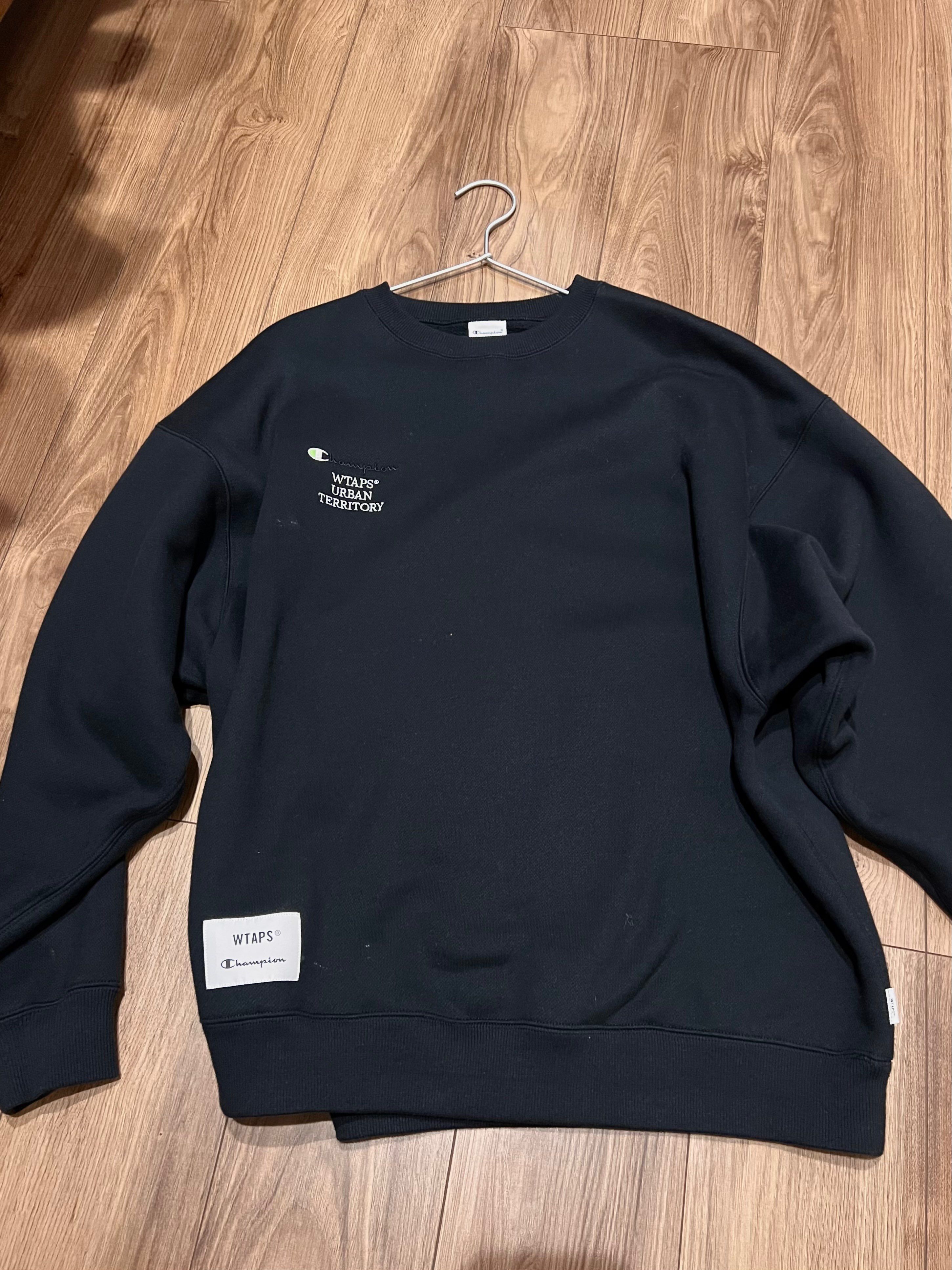 Wtaps x Champion Academy Crew Neck "Black"