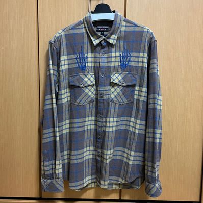 Supreme x HYSTERIC GLAMOUR Plaid Flannel Shirt "Tan"