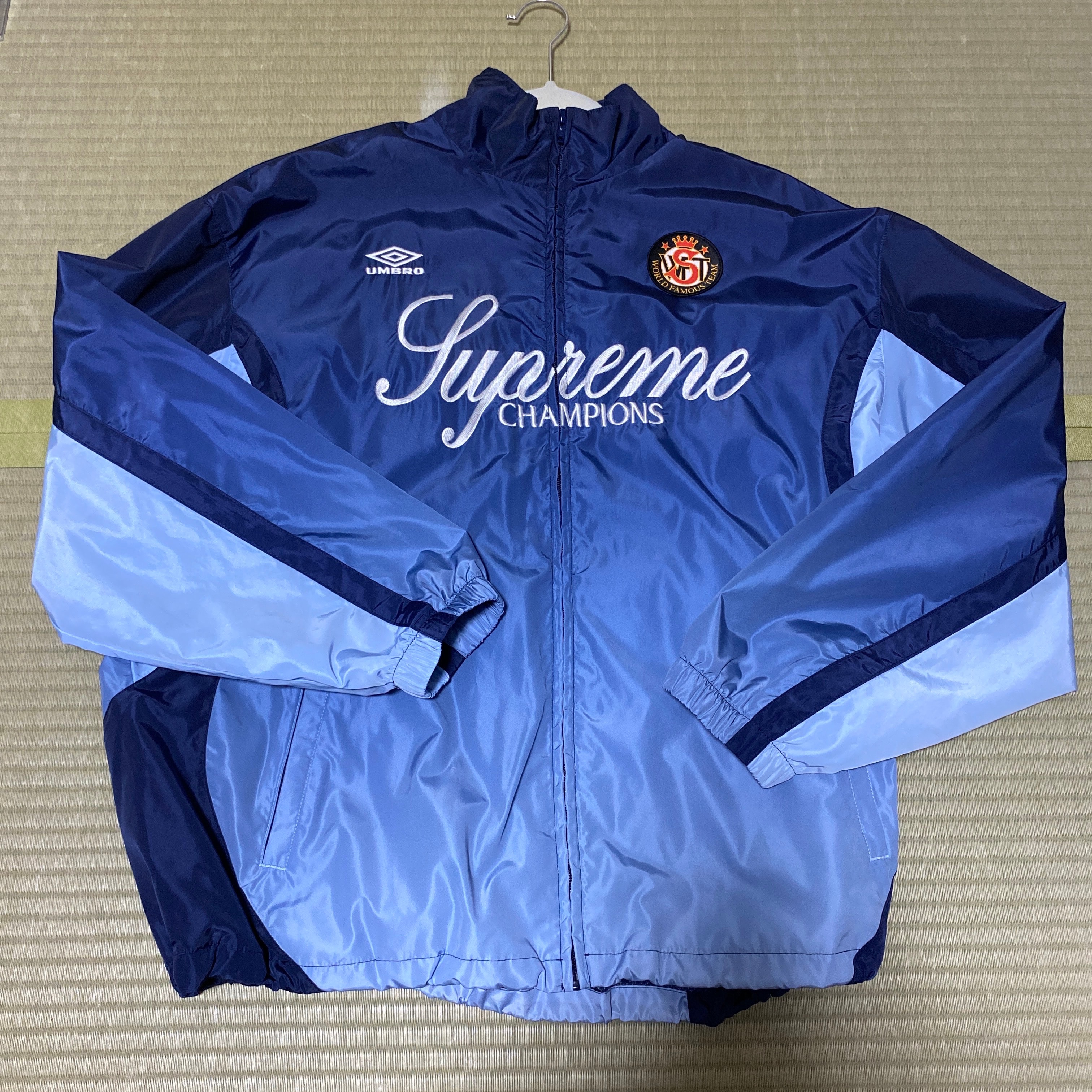 Supreme x Umbro Leather Track Jacket 