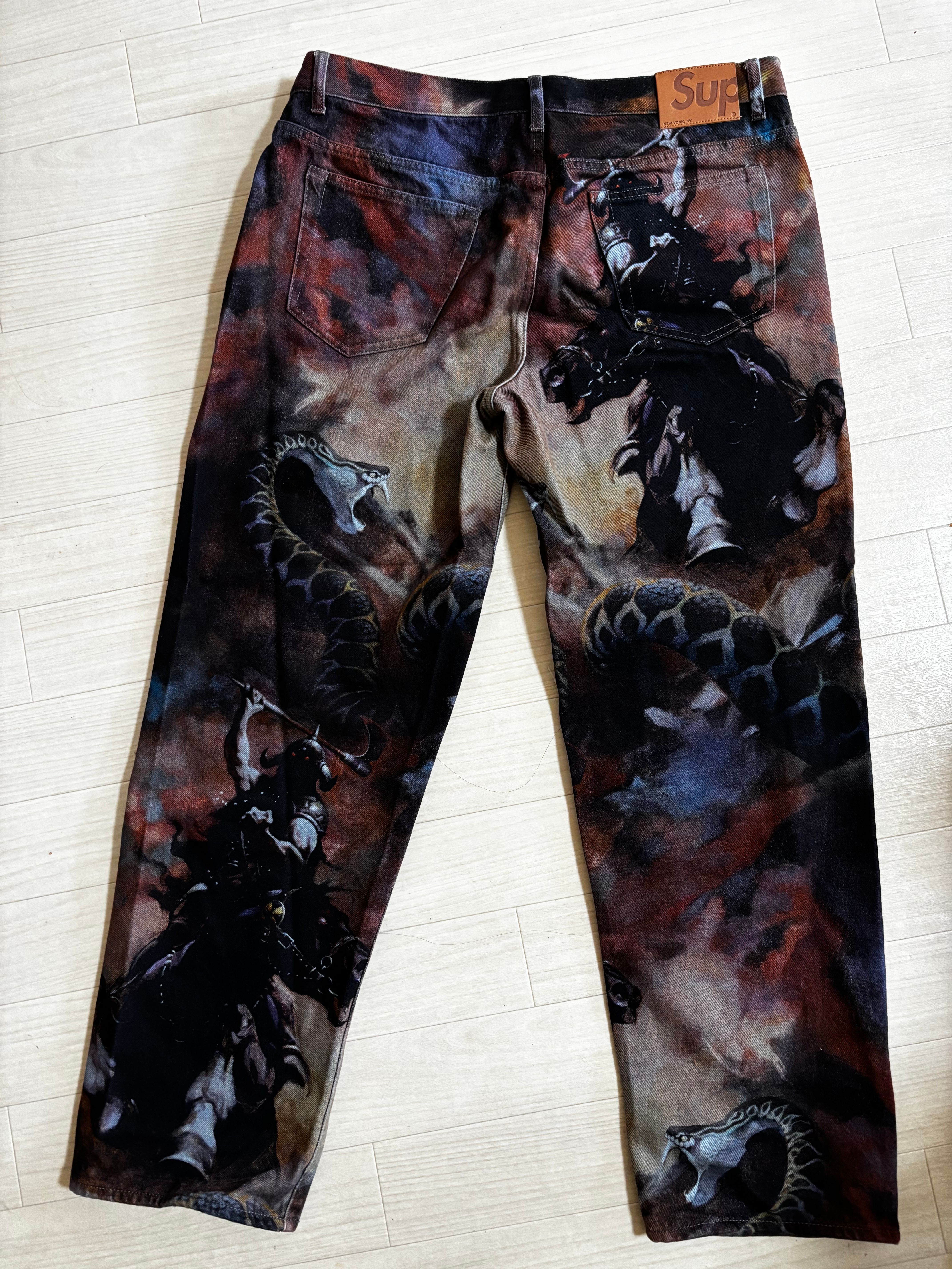 Supreme x Frank Frazetta Loose Fit Jean "Multi"