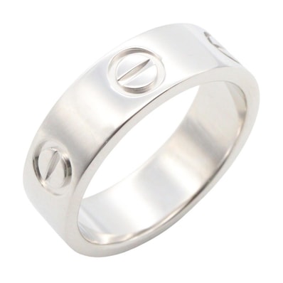 カルティエ CARTIER ラブ リング リング・指輪 ジュエリー K18WG(ホワイトゴールド) レディース シルバー系 B4084700 【中古】