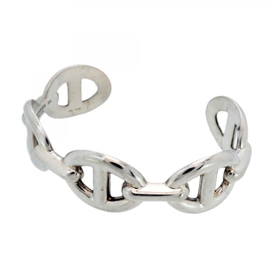 ★最終価格★SALE【6jcb0539】エルメス バングル シェーヌダンクル アンシェネGM シルバー925【中古】メンズ レディース ユニセックス