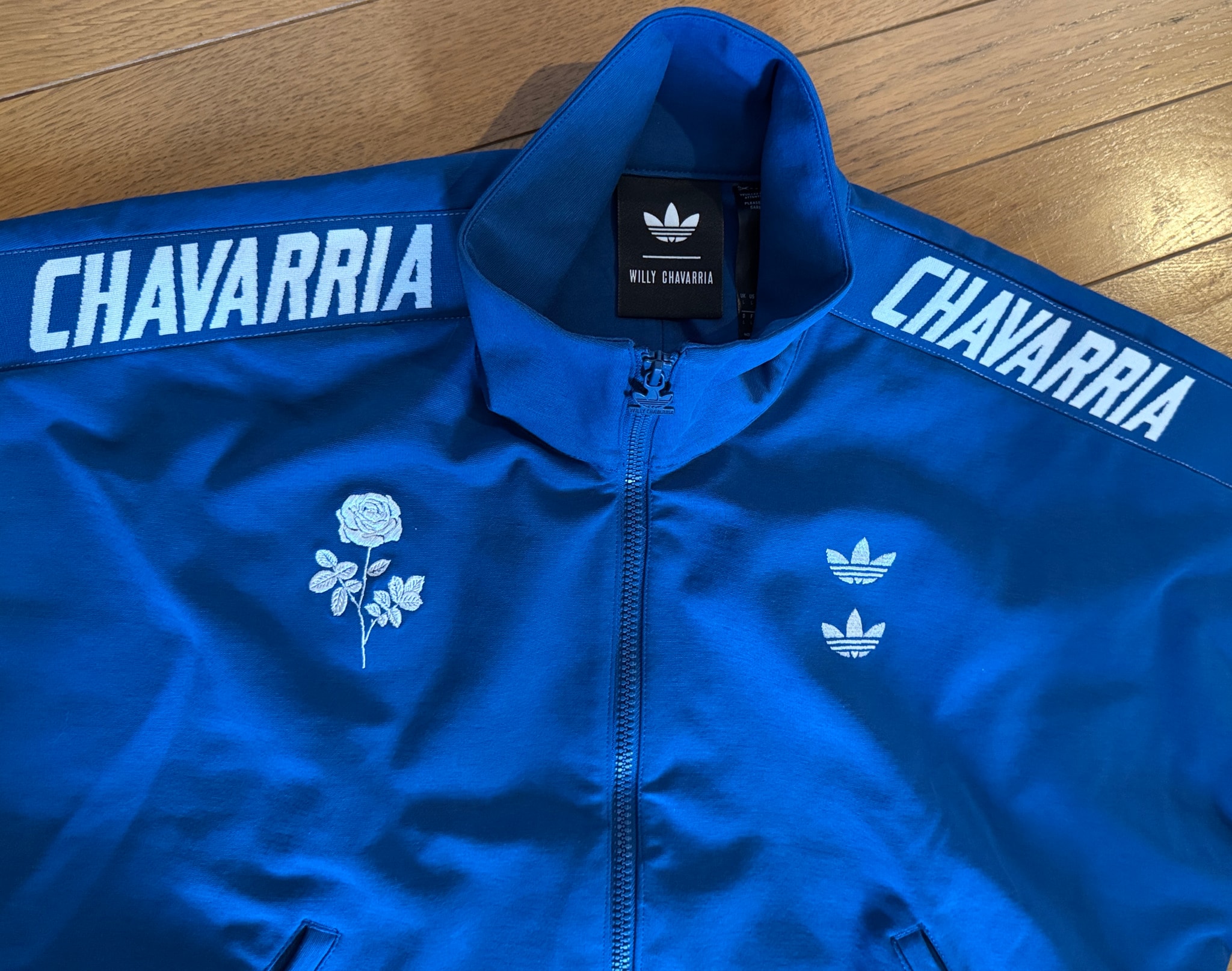 adidas x Willy Chavarria Knit Track Jacket "Dark Marine"