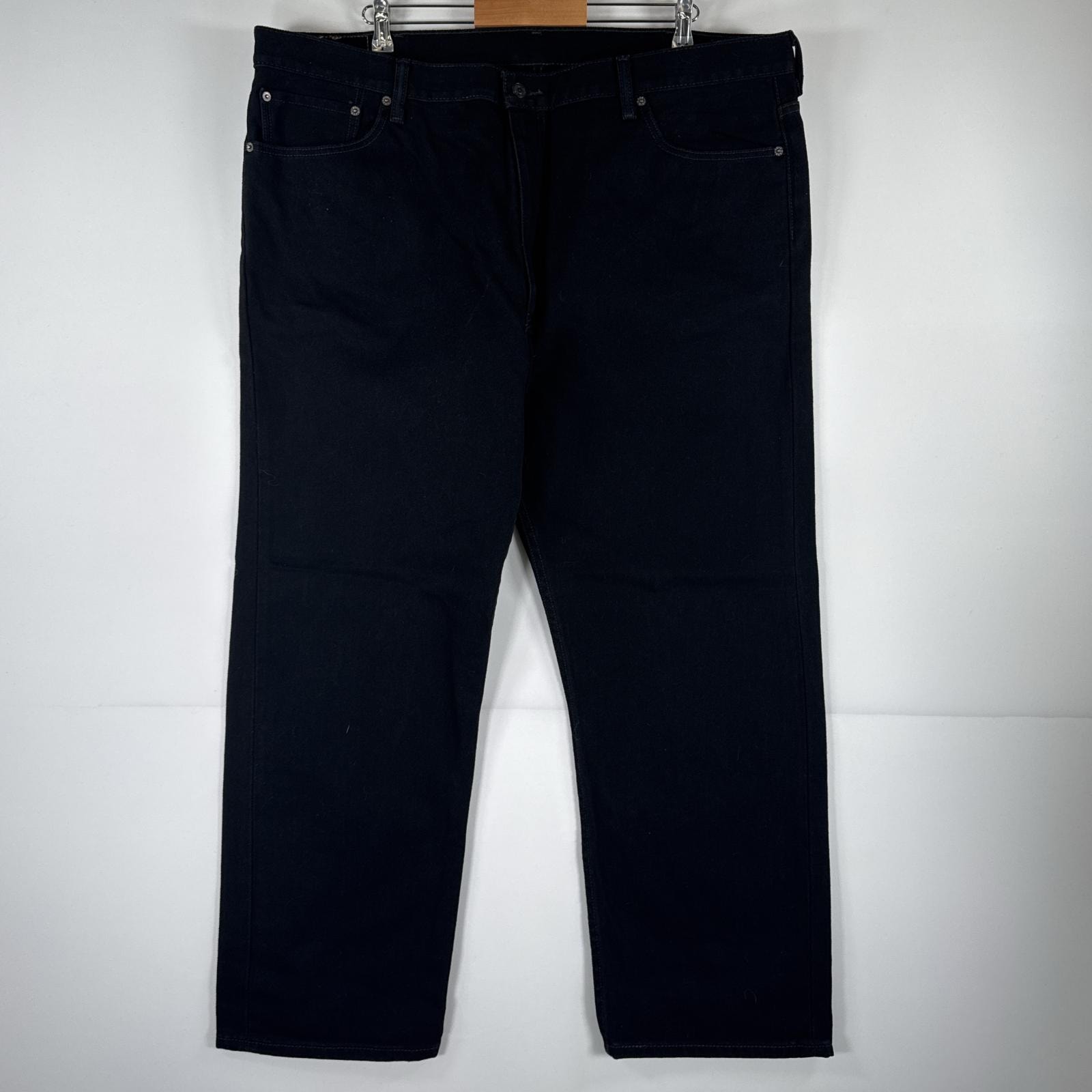 古着 リーバイス Levi's デニムパンツ 505 ジーパン ストレート 大きいサイズ ジップフライ ジーンズ オーバーサイズ w46 L30 ブラック メンズ
