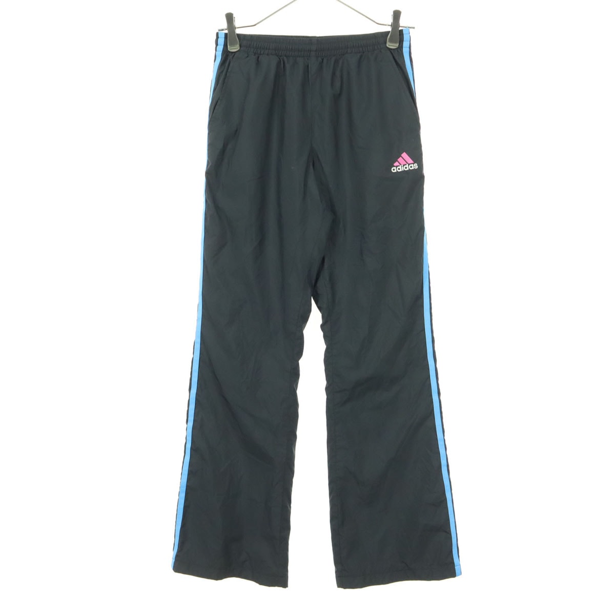 adidas アディダス ワンポイントロゴ ナイロンパンツ 160cm ブラック