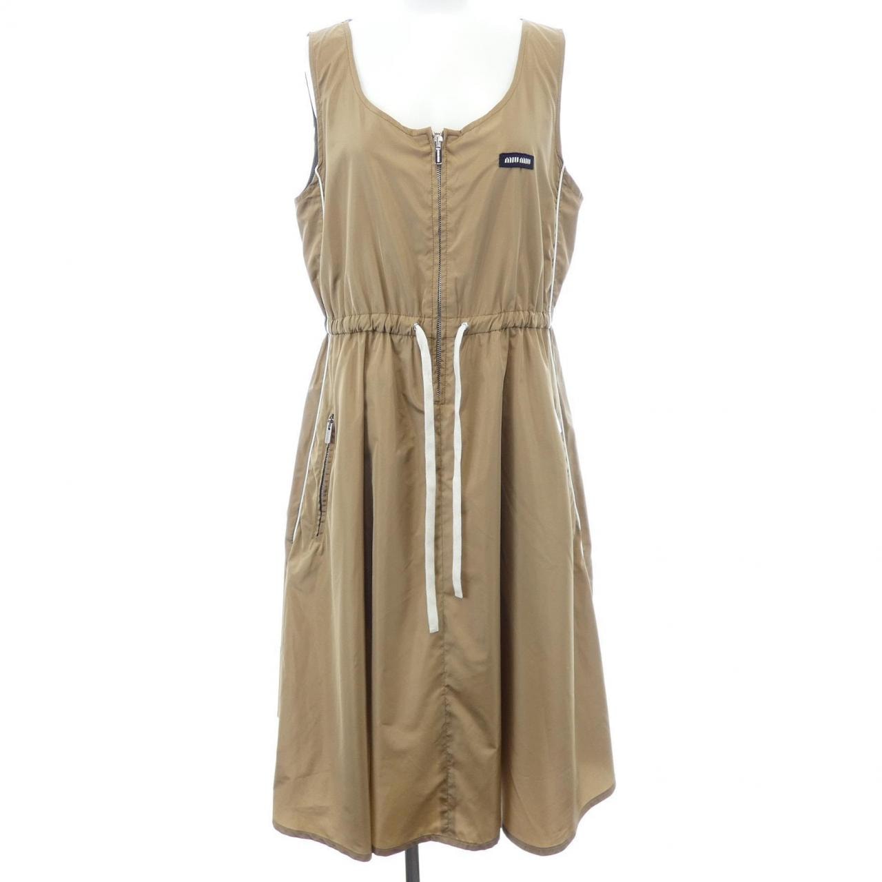 ミュウミュウ MIU MIU テクニカルシルクドレス MF5873 SOOO 121G ワンピース