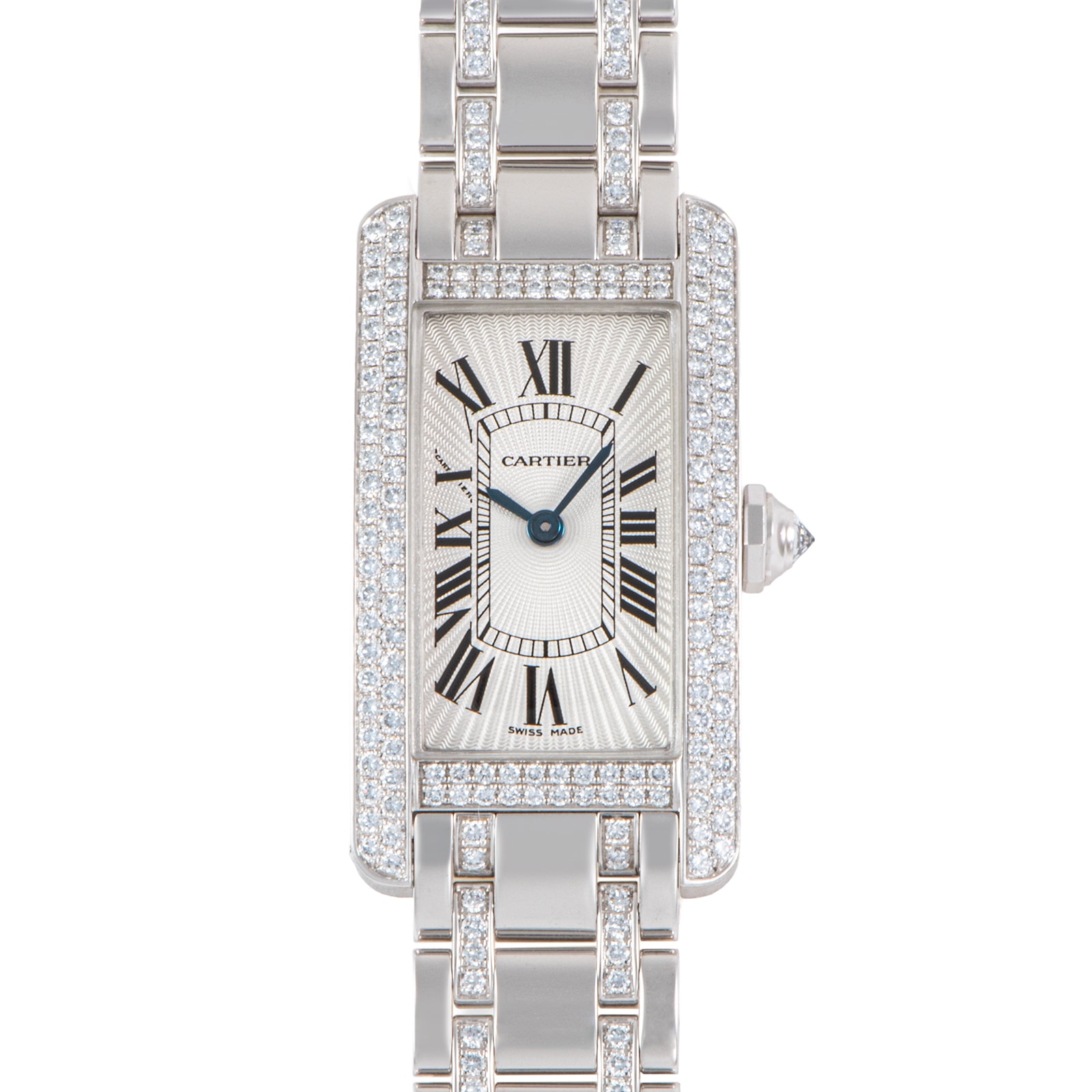 CARTIER カルティエ タンクアメリカンSM WB7044MP K18WG【中古】