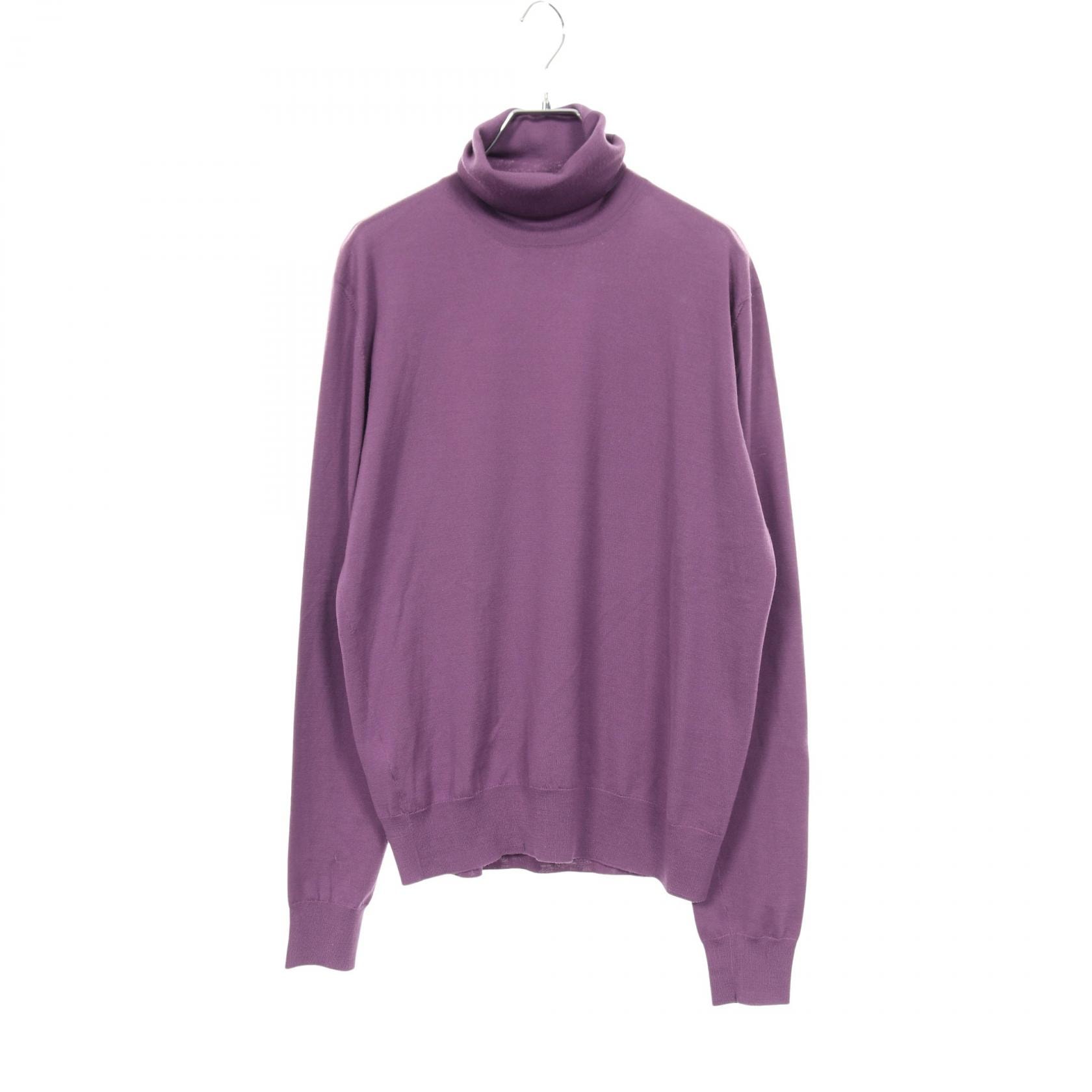 エルメス HERMES ニット 衣料品 トップス ウール メンズ パープル系 【中古】