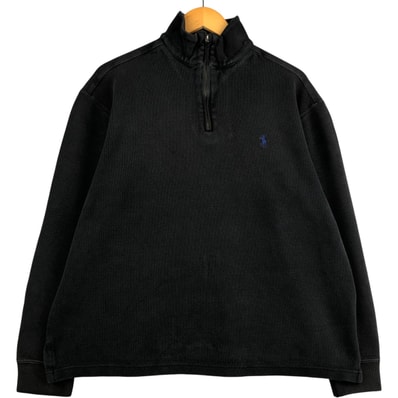 古着 ラルフローレン Ralph Lauren POLO by Ralph Lauren ハーフジップスウェットシャツ トレーナー メンズL相当/eaa594850