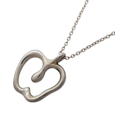 ★SALE【6jgb0134-k】ティファニー ネックレス アップル シルバー925【中古】レディース