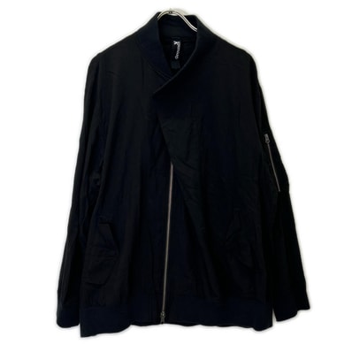 グラウンドワイ ブラック GS-J03-200 FRONT TUCK MA-1 ジャケット 3