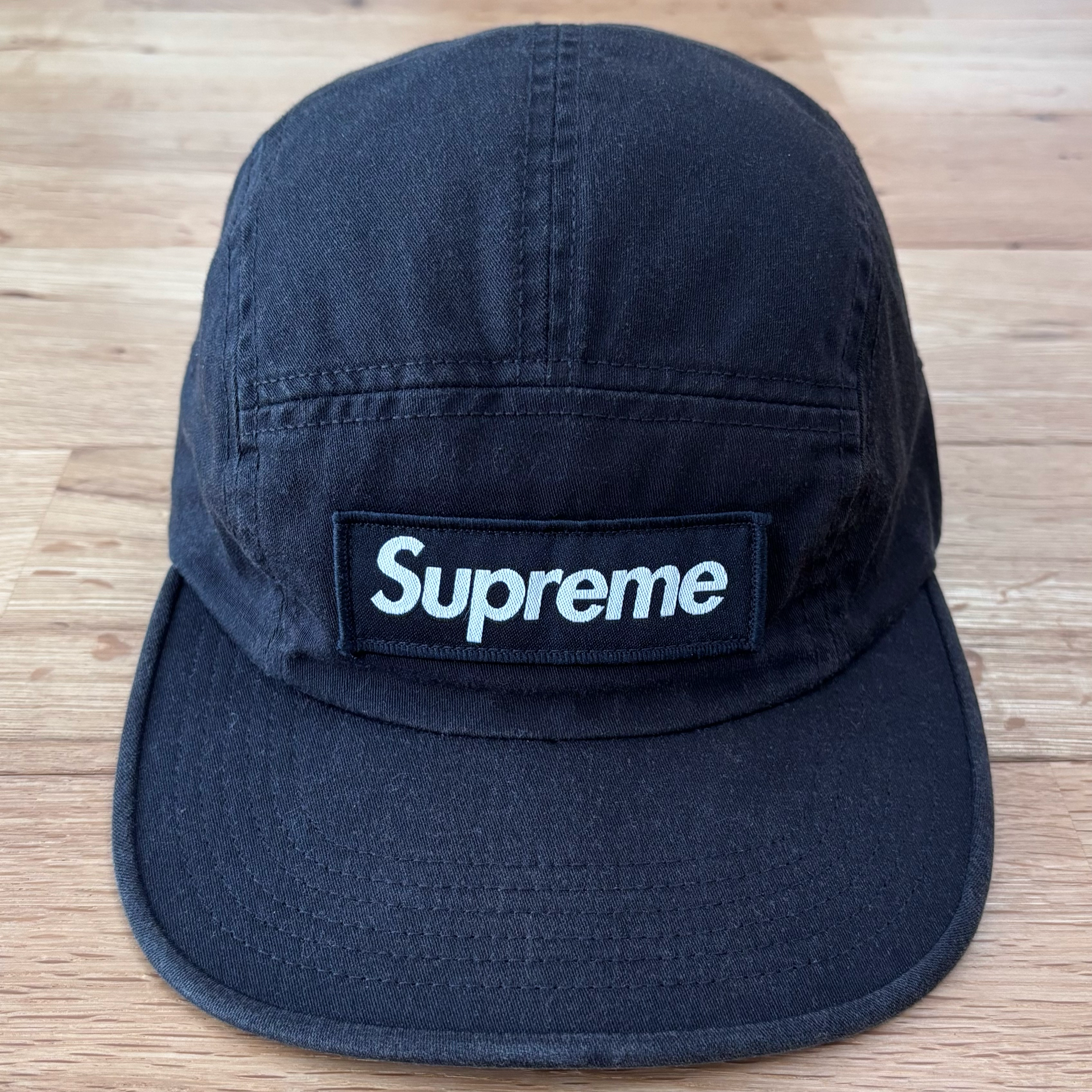 Supreme Camp Cap Black ブラック キャンプ キャップ ボックスロゴ シュプリーム
