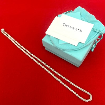 TIFFANY&Co. ティファニー ツイストロープ チェーン ネックレス シルバー925 K18イエローゴールド ネックレス シルバー
42582