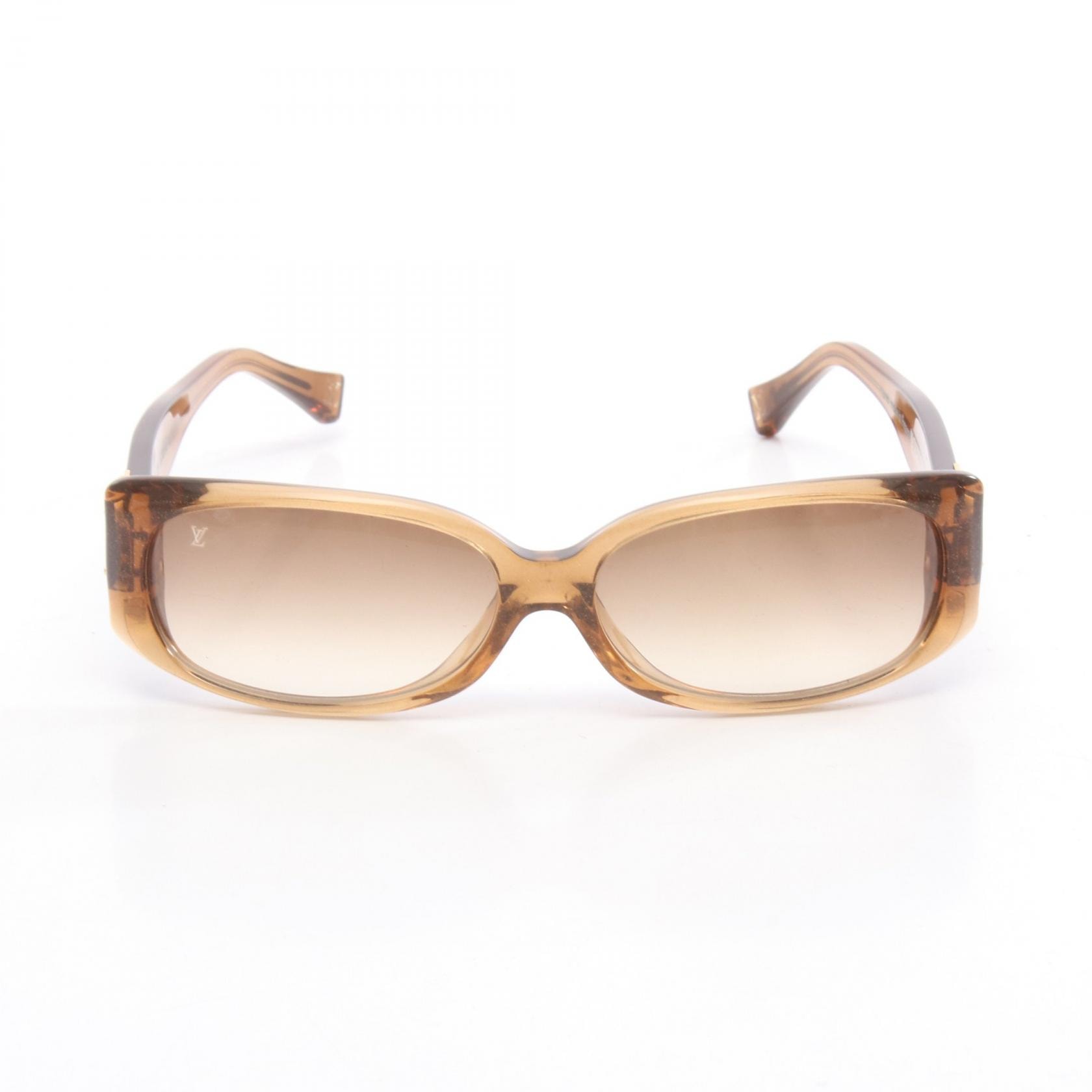 ルイ・ヴィトン LOUIS VUITTON サングラス 衣料品 プラスチック レディース ブラウン系 Z0008E 【中古】