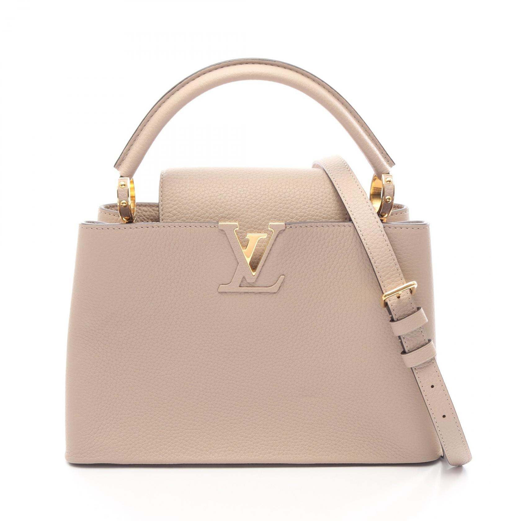 ルイ・ヴィトン LOUIS VUITTON カプシーヌPM パルナセア ガレ 2WAY ハンドバッグ バッグ レザー パルナセア ガレ レディース ベージュ系 M42263 【中古】