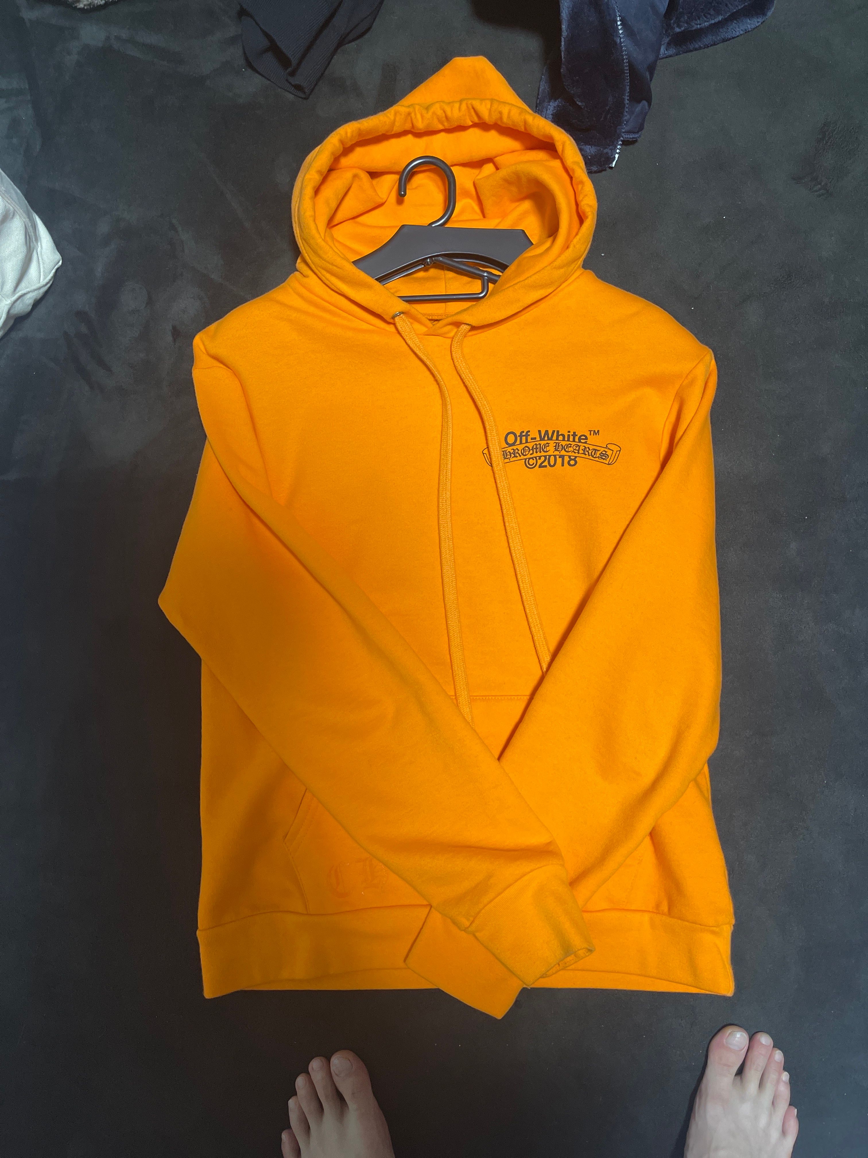 Chrome Hearts x Off-White 2018 Hoodie "Orange"