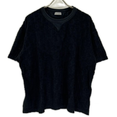 ディオール 21SS 113J692A0614 ブラック オブリーク パイル Tシャツ XXL