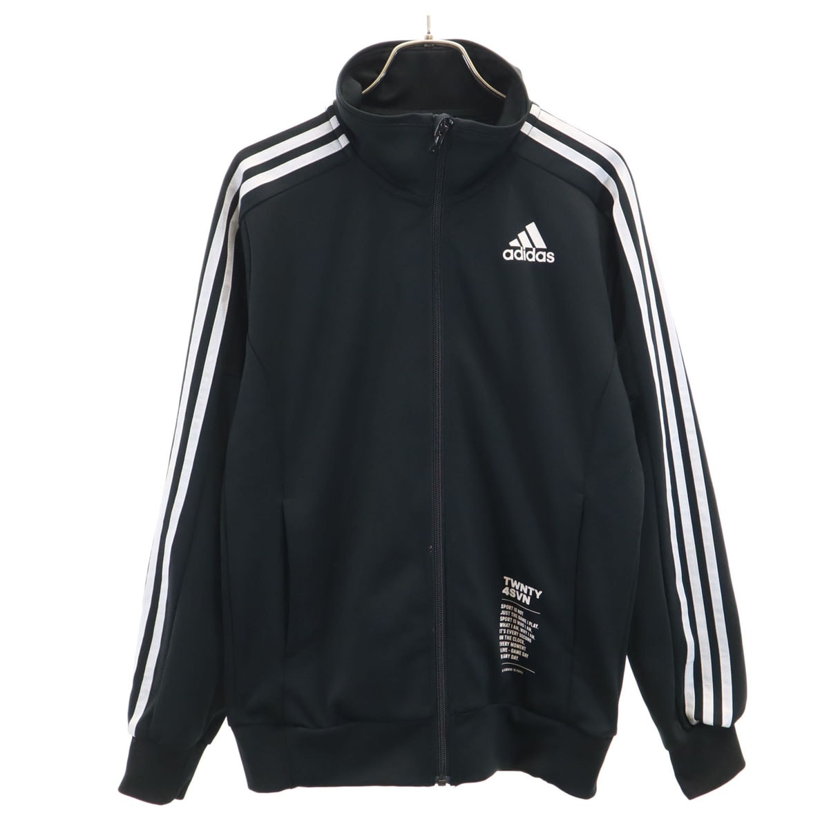 adidas アディダス トラックジャケット S ブラック ジャージ