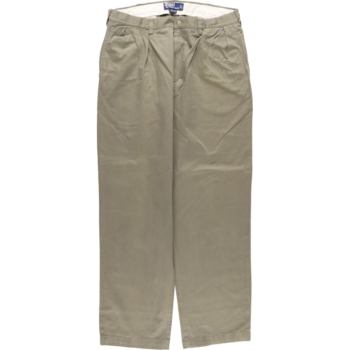 古着 ラルフローレン Ralph Lauren POLO by Ralph Lauren ANDREW PANT ツータック チノパンツ メンズw34相当/eaa587623