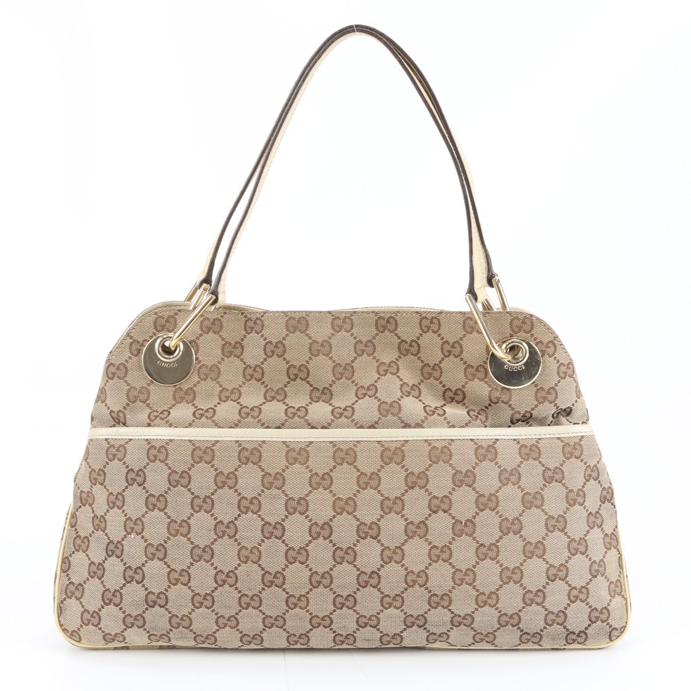 ■美品 グッチ GGキャンバスエクリプス 121023 トート バッグ