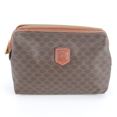 ■美品 セリーヌ マカダムトリオンフポーチ