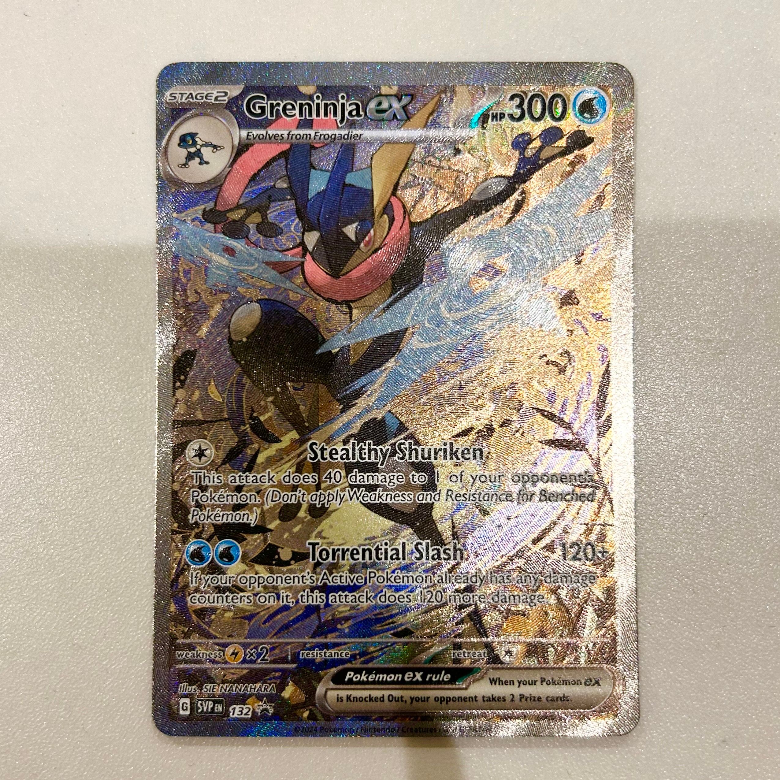 ゲッコウガex P [SVP EN 132]【英語版】(スカーレット&バイオレット「シュラウデッドフェイブル ゲッコウガex スペシャルイラストレーション コレクション」)