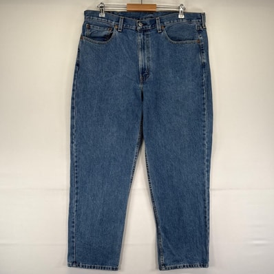 古着 リーバイス Levi's デニム パンツ 550 テーパード 5ポケット ジッパーフライ ジーパン w38 L30 ブルー系 メンズ